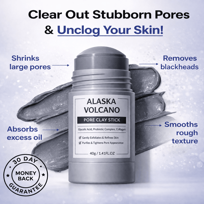 PoreClear™ Volcanic Clay Mask Stick